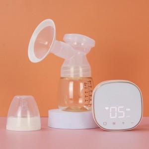 Portable silicone milk feeding breast pump