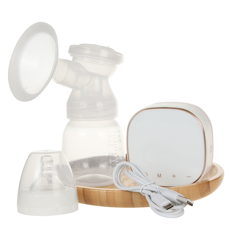 Portable silicone milk feeding breast pump